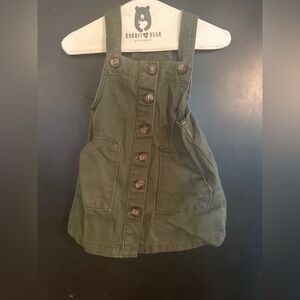 18 month dark green button down jumper. Great condition!